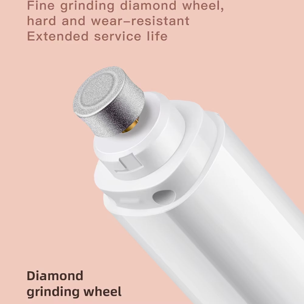 5V USB Electric Cat Nail Grinder with Clippers LED Light Pet Nail Grinder 500 Mah Pet Nail Trimmers for Dog Paws Grooming