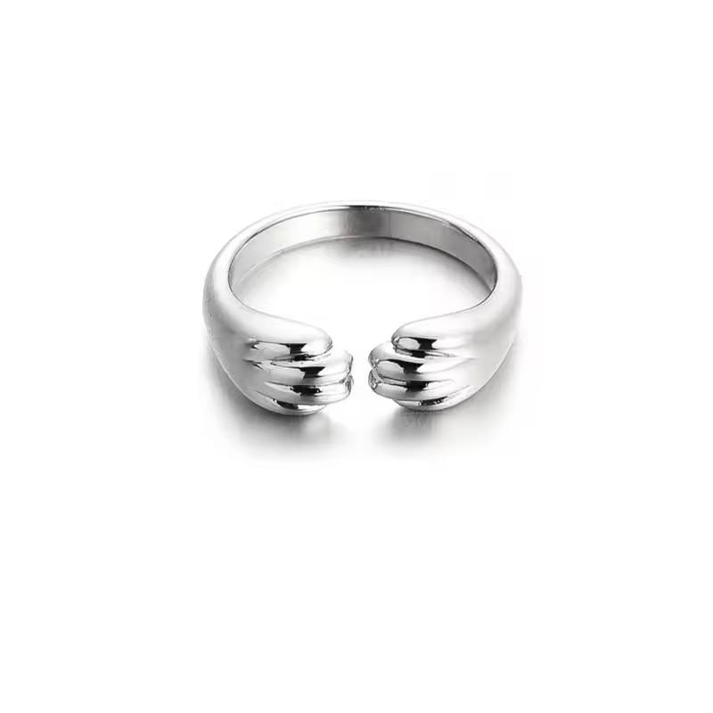 Cat and Puppy Paw Ring