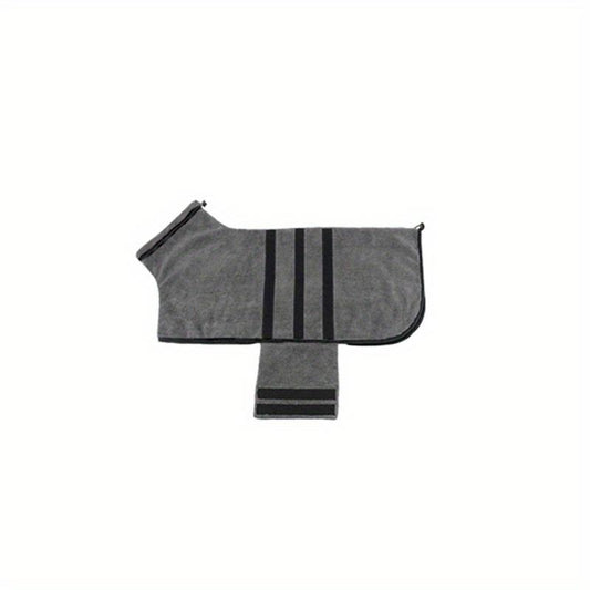 Adjustable Pet Bath Robe, Quick Drying Animal Grooming Cloak with Hook & Loop Fastener, Soft & Comfortable Pet Bath Towel, Dog & Cat Grooming Supplies, Dog Accessories Blanket , Dog Stuff, Pet Products, Dog Grooming Kit