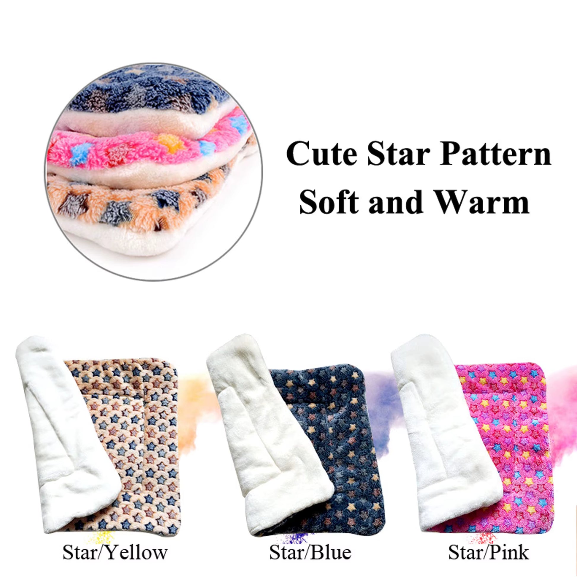 Multi-Model Pet Flannel Sleeping Mat Kennel Mat Blanket Pet Warm Mat Suitable for Large Medium and Small Pets