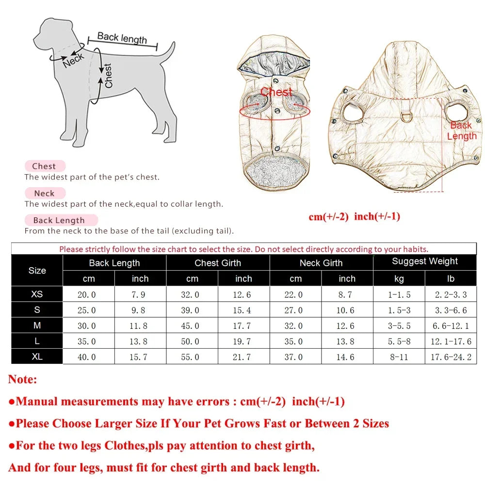 Warm Fleece Dog Coat