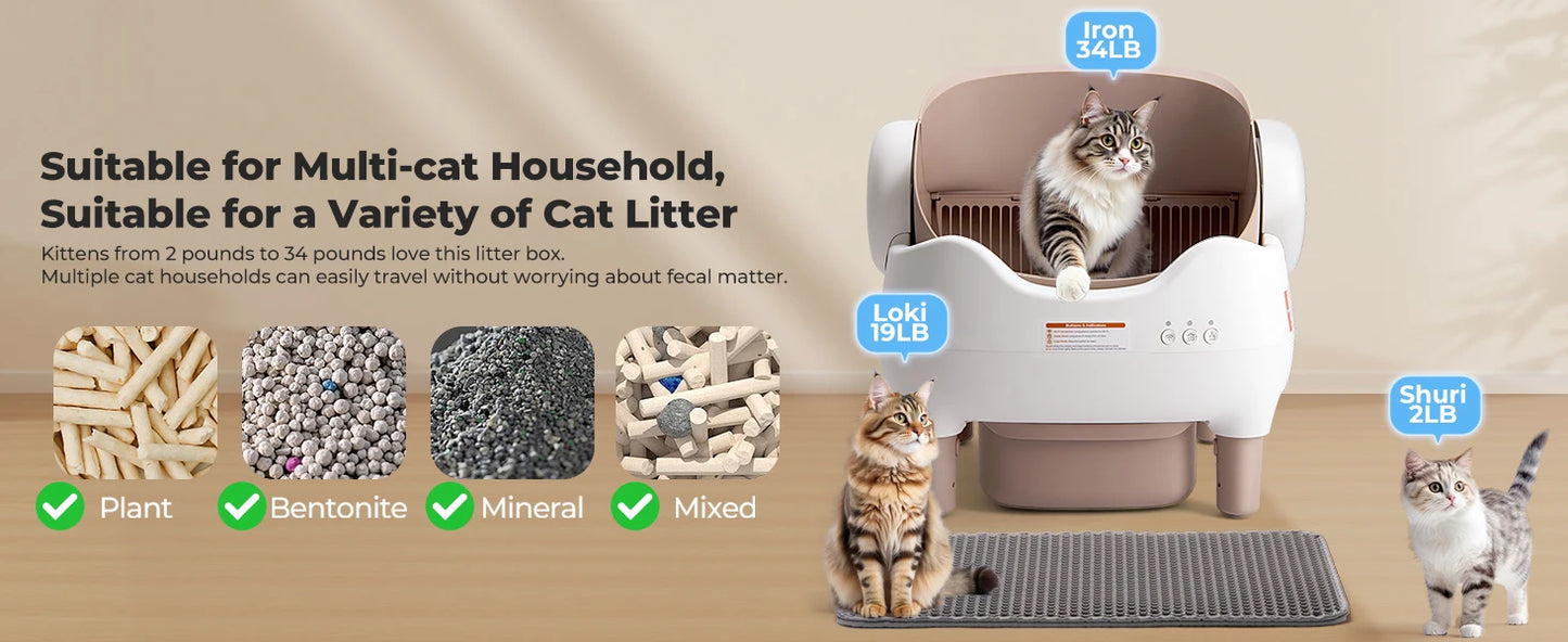 Automatic Cat Litter Box