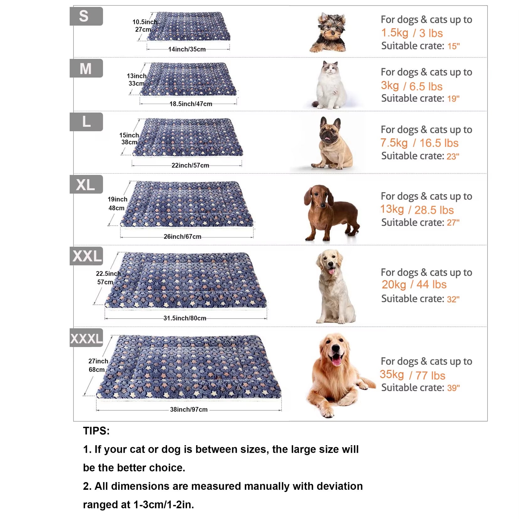 Multi-Model Pet Flannel Sleeping Mat Kennel Mat Blanket Pet Warm Mat Suitable for Large Medium and Small Pets